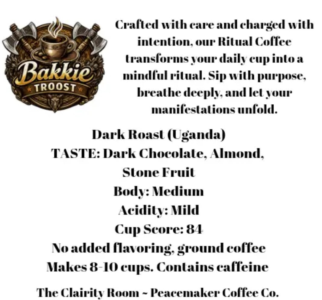 RAVEN 2.5oz ritual ground coffee magick magic