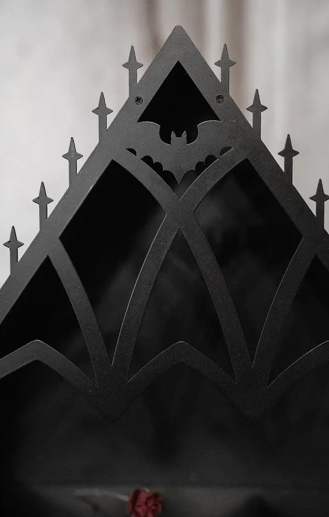 Gothic Cathedral Arched Bat Shelf