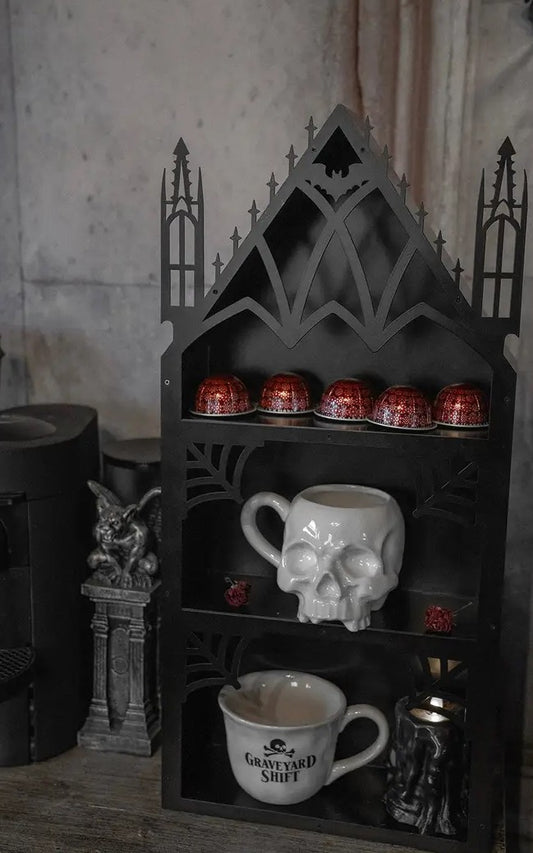Gothic Cathedral Arched Bat Shelf